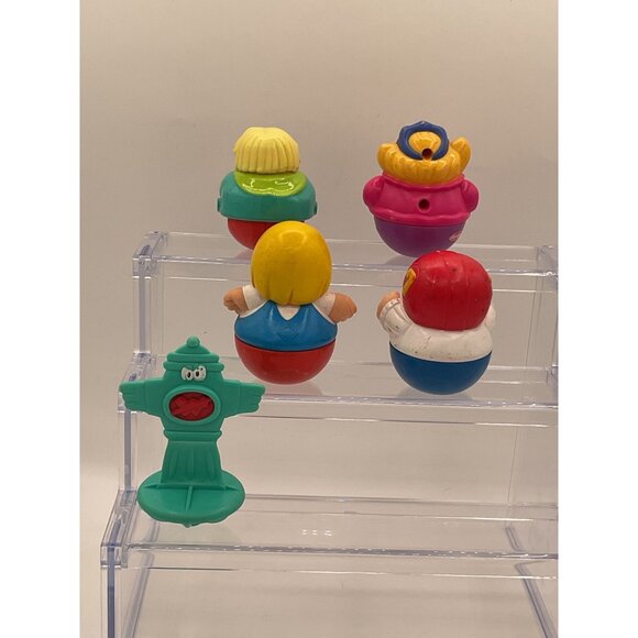 Vintage Playskool Weebles Lot Of 5 Figures 1970s Retro Toy Collectibles - Picture 3 of 4